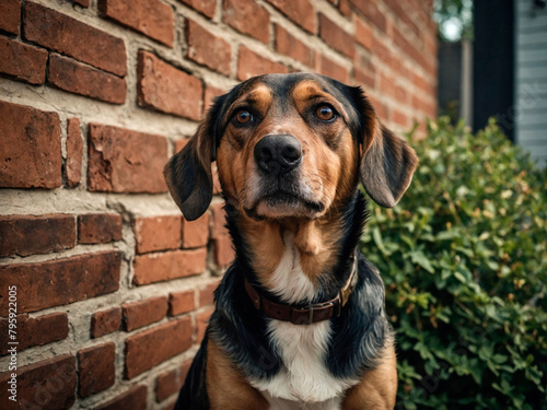 Vínculo Inquebrável: Cão Maravilhado com a Paisagem