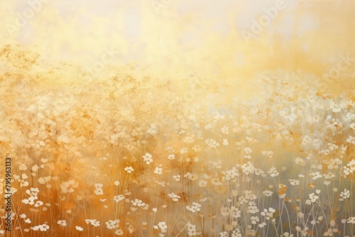 Gold colors flower backgrounds landscape