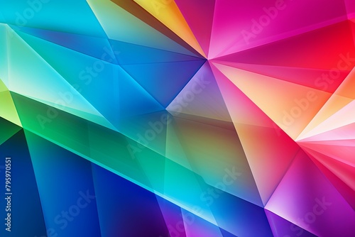 Rainbow Prism Light Gradients: Radiant Radiance and Color Dispersion