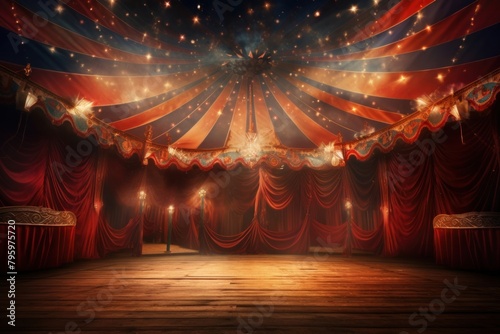 Circus lighting stage architecture