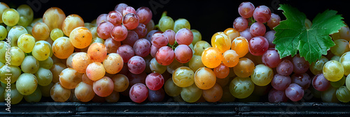 close up of colorful eggs, Palatinate Rhineland Valley Moselle grapes Ripe