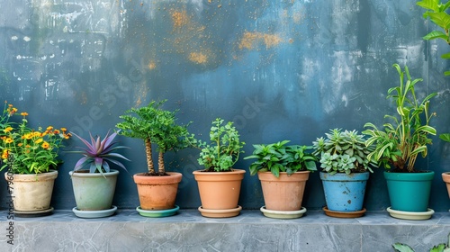 People growing plants in pots for home garden