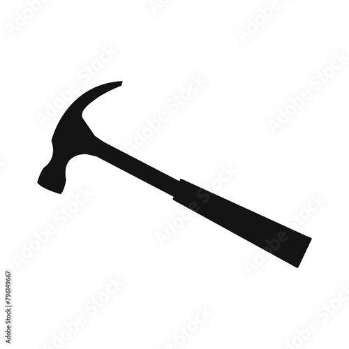 Iron hammer premium icon design