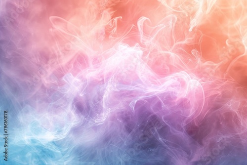 A nebula with a calming color palette and smooth gradients, creating a peaceful desktop background