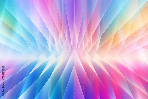 Rainbow Prism Gradient Effects: Luminous Colorful Light Dispersion Art