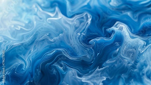 Blue abstract painting texture background image