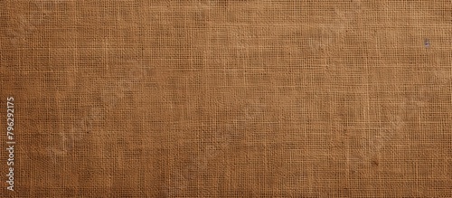 A brown fabric featuring a small repair