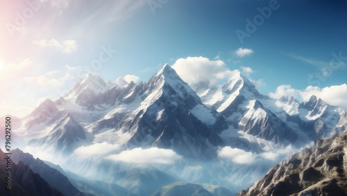 Majestic Mountains: soaring above and capturing the awe inspiring beauty of nature