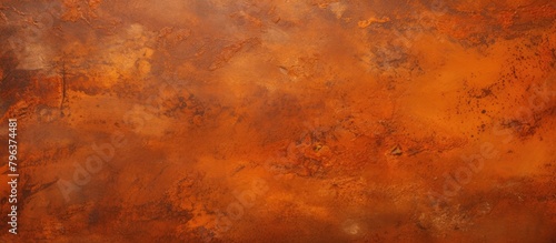 Rusted metal surface in brown and orange hues