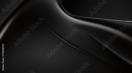 黒の抽象的なバナーの背景。斜めの線を持つ暗い深い黒の動的ベクトルの背景。モダンなクリエイティブなプレミアムグラデーション。幾何学的な要素を持つビジネス プレゼンテーション バナーの 3 d カバー 