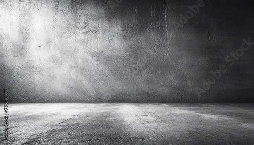 empty gray concrete room studio background background for displaying product product presentation texture background grunge and rough surface backdrop
