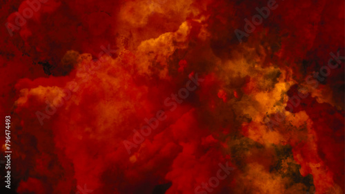 Red grunge texture. Dark red watercolor background. Black and red background with watercolor paint. Abstract background.