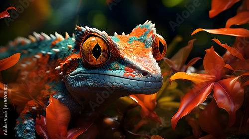 Colorful and Curious Lizards