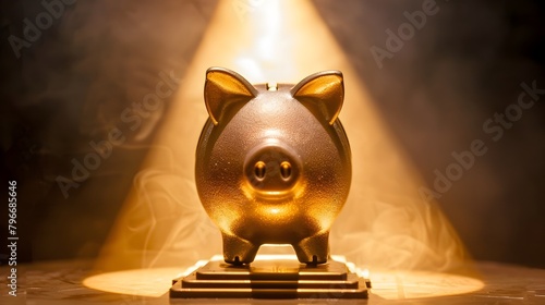 Piggy Banks Determined Pursuit of Financial Prosperity on a Grand Stage 