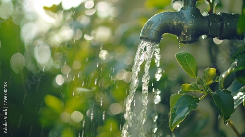 A catchy jingle or song with lyrics highlighting the importance of water conservation and how small actions can make a big difference..