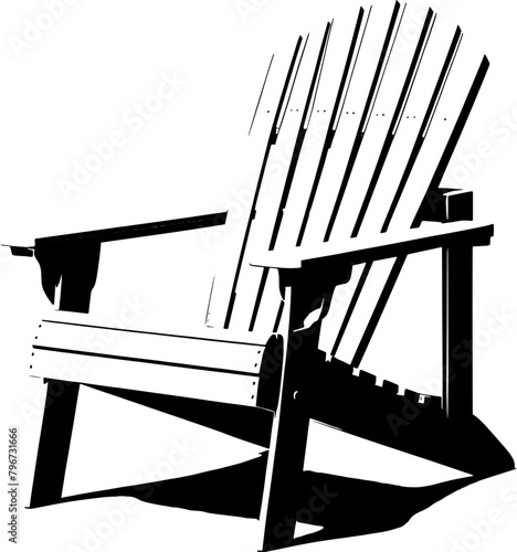 Adirondack chair icon 2