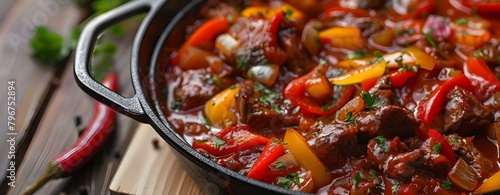 Hearty Hungarian Beef Goulash Recipe for Eid Celebrations. Flavorful Hungarian Goulash with Potatoes and Carrots for Eid ul Adha