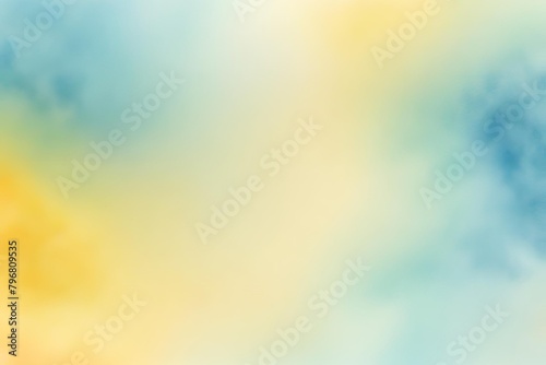 Abstract gradient smooth Blurred Watercolor Yellow And Blue background image