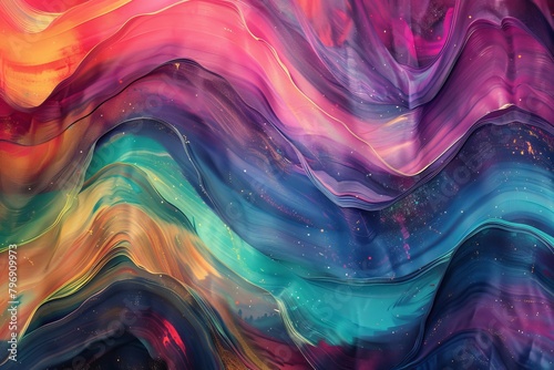 Chromatic cascades. Abstract waves in motion