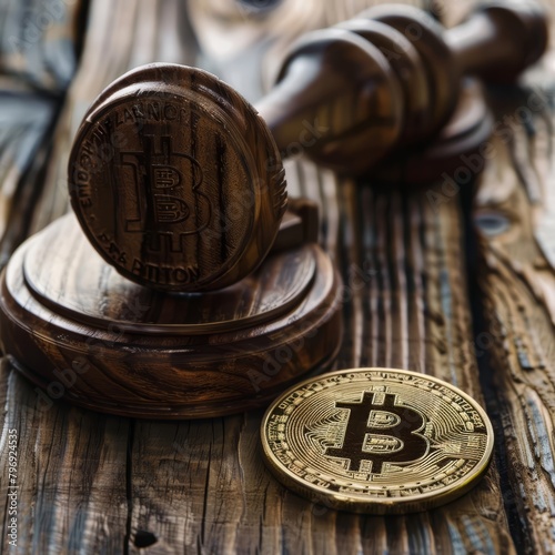 Regulatory crackdowns on Bitcoin can lead to abrupt market declines, illustrating the delicate balance of crypto regulations, background concept