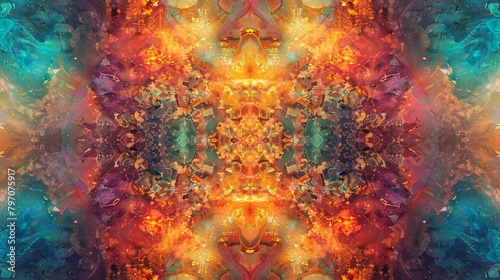 A kaleidoscopic dreamscape is a surreal and beautiful world of vibrant and ever-changing colors and patterns, like a kaleidoscope's reflections.