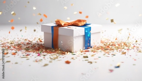 'confetti text Day background Happy space copy rendering gift India illustration Independence box 3D white republic three-dimensional product display indian fun anniversary tricolour ora'