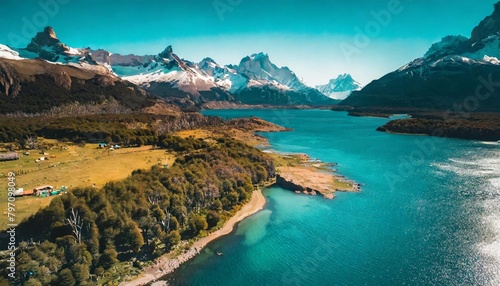 patagonia argentina landscape frome space