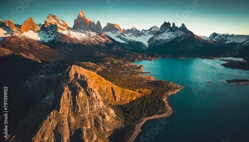 patagonia argentina landscape frome space