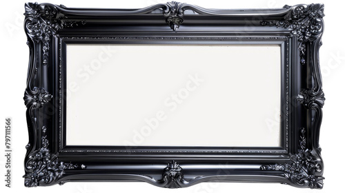 A minimalist black frame with a touch of carving for a classic look. A frame that you can use in both modern and old-fashioned buildings. Elegant or simple.