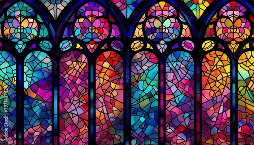 stained glass window in church