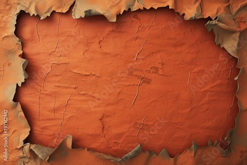 Peeling paint on a textured wall creating an abstract background