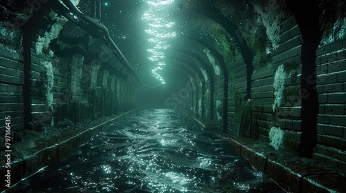 Underwater Power A Stunning D Rendered Depiction of Undertow