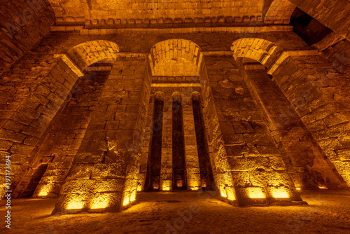 Dara Ancient City. Mesopotamia. Mardin, Turkey.Dara Ancient City, one of the most important settlements of Mesopotamia. The ancient water cistern, was later used as a dungeon.