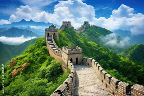 China famous landmark great wall.