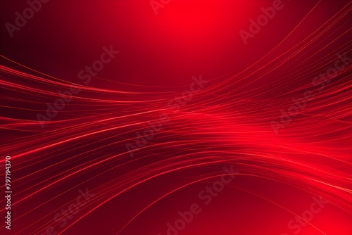 A red background with a red line that is curved