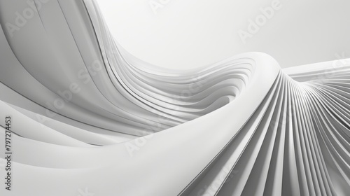 Abstract Sculpture With Sleek Aerodynamic Lines, A black and white abstract sculpture with sleek aerodynamic lines, suggesting speed and innovation. The sculpture stands as a modern art piece