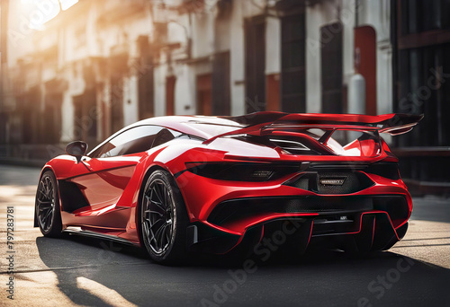'd red car sport transportation speed luxury performance isolated elegance design vehicle power automobile auto transport drive modern wheel motor automotive technology coupe concept'