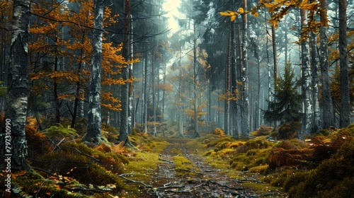 Amidst the chill of autumn, the forests of the North offer solace and sanctuary to those who seek it.
