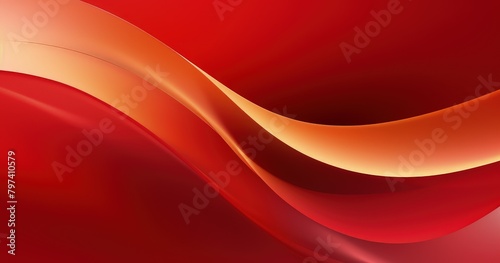 abstract red and gold gradient waves