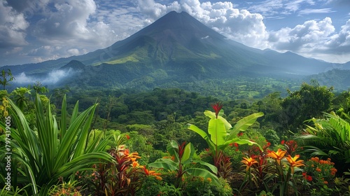  "Arenal Volcano National Park in Costa Rica"