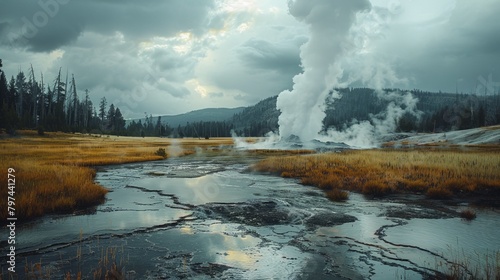  "Yellowstone National Park in the USA"