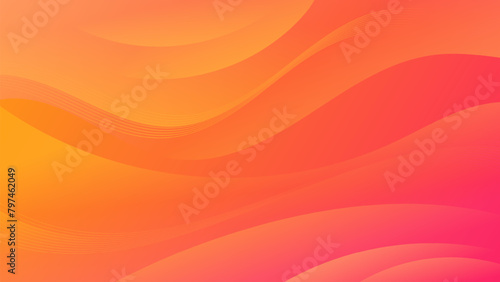 A captivating blend of orange and red gradient waves defines this abstract background, making it a versatile asset for websites, flyers, posters, and digital art projects