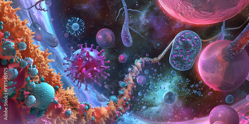 Immersive Microbiology: Viruses and Bacteria Unveiled
