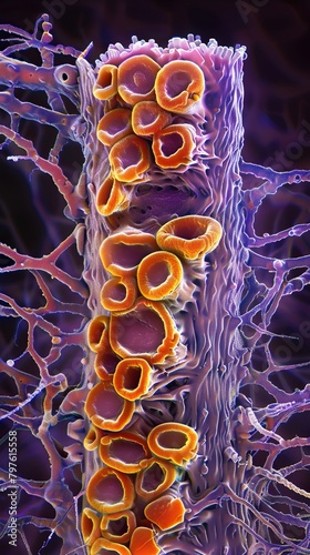 microscopic image of a plant stem