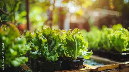 Innovative Aquaponic Lettuce Farming