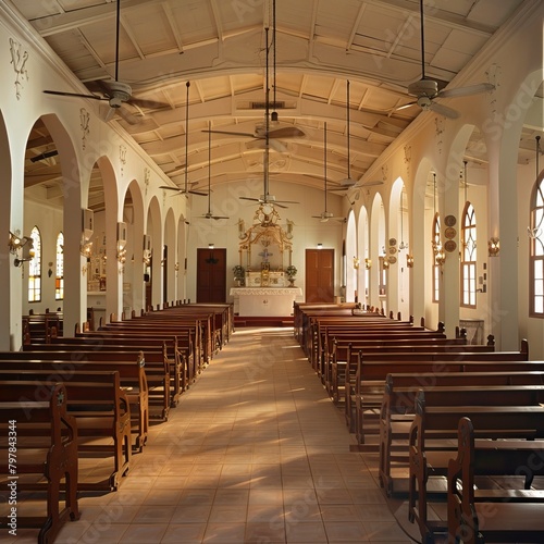 Old Style Church interior 