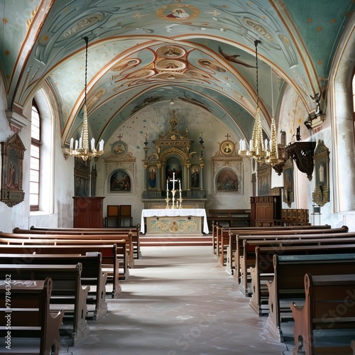 Old Style Church interior 