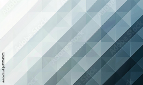 The template background image follows a neat geometric gradient from light to dark gray-white-blue. 