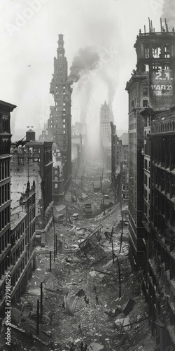Ruins of the 1906 San Francisco earthquake and fire