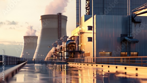 Nuclear power plant created with Generative AI